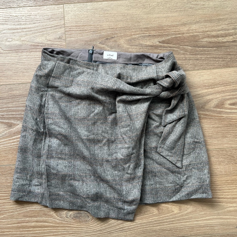 Aritzia Wilfred Wool Skirt